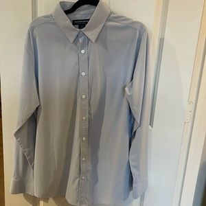 Mizzen + Main Men’s Performance Blue Dress Shirt M Classic